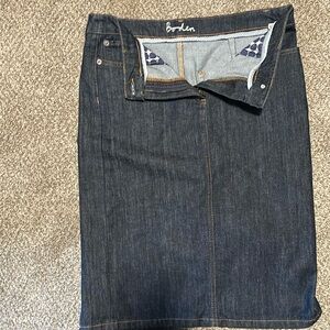 Boden denim pencil skirt